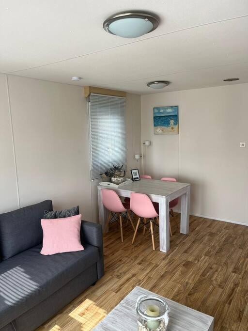 Chalet + Tiny House Nabij Strand بيتين المظهر الخارجي الصورة